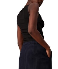 CALVIN KLEIN CK Nadelstreifen-Midirock Nachthimmel / grauer Morgenstreifen - Damenr&ouml;cke - 3