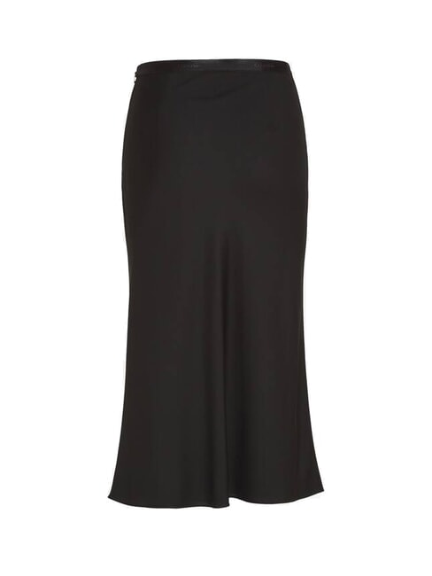 CK Gl&auml;nzender Longuette-Rock ck schwarz - Damenr&ouml;cke