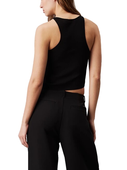 CK JEANS Asymmetrisches Tanktop ck schwarz - T-Shirts und Tops f&uuml;r Damen