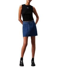 CALVIN KLEIN CK JEANS Geripptes Tanktop ck schwarz - T-Shirts und Tops f&uuml;r Damen - 3