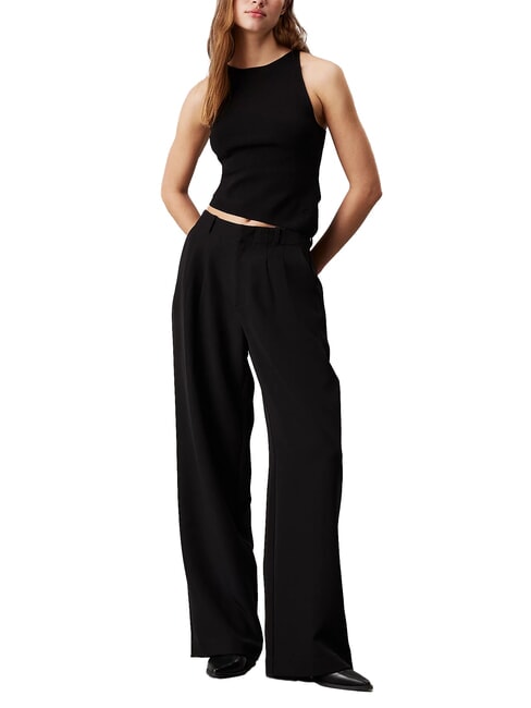 CK JEANS Asymmetrisches Tanktop ck schwarz - T-Shirts und Tops f&uuml;r Damen