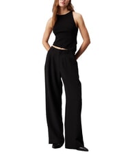 CALVIN KLEIN CK JEANS Asymmetrisches Tanktop ck schwarz - T-Shirts und Tops f&uuml;r Damen - 4