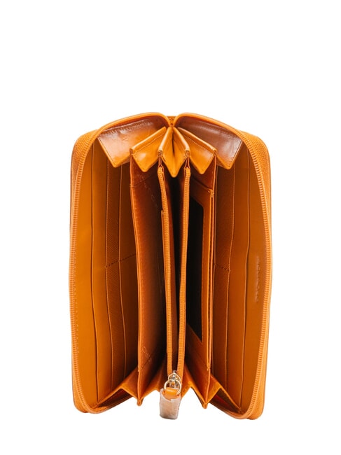 CRAYON Lederbrieftasche ORANGE - Brieftaschen Damen