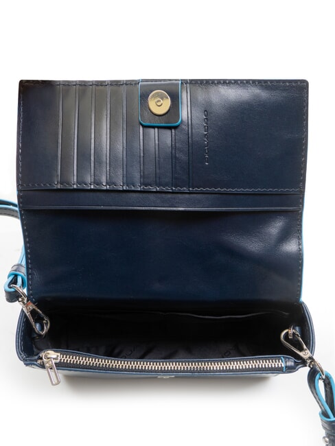 BLUE SQUARE  Clutch mit Schultergurt Blau - Damentaschen