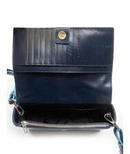 PIQUADRO BLUE SQUARE  Clutch mit Schultergurt Blau - Damentaschen - 5