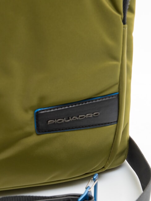 PQ-RY Schlanke 14-Zoll-Laptop-Aktentasche Gr&uuml;n Schwarz - Arbeitstaschen