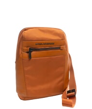 PIQUADRO WOODY One-Shoulder-Rucksack aus Lederstoff - PC-Rucks&auml;cke
