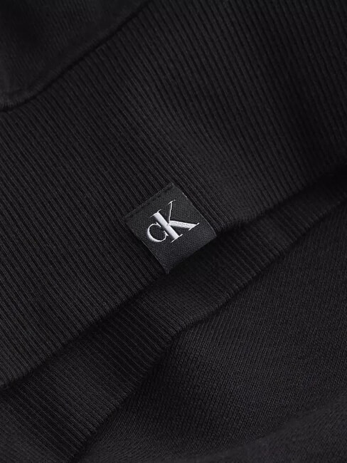 CK JEANS Kurzes Sweatshirt mit durchgehendem Rei&szlig;verschluss und Kapuze ck schwarz - Sweatshirts Damen