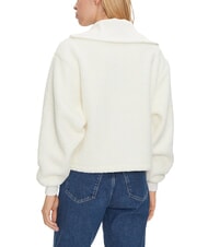 CALVIN KLEIN CK JEANS Teddy-Sweatshirt mit halbem Rei&szlig;verschluss - Sweatshirts Damen
