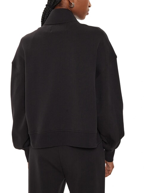 CK JEANS Rollkragen-Sweatshirt mit durchgehendem Rei&szlig;verschluss ck schwarz - Sweatshirts Damen