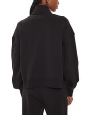 CALVIN KLEIN CK JEANS Rollkragen-Sweatshirt mit durchgehendem Rei&szlig;verschluss - Sweatshirts Damen