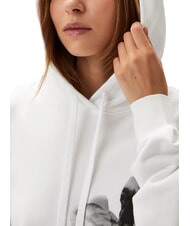CALVIN KLEIN CK JEANS Hoodie mit Print strahlendes Wei&szlig; - Sweatshirts Damen - 3