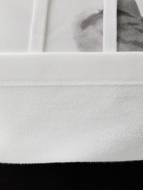 CK JEANS Hoodie mit Print strahlendes Wei&szlig; - Sweatshirts Damen