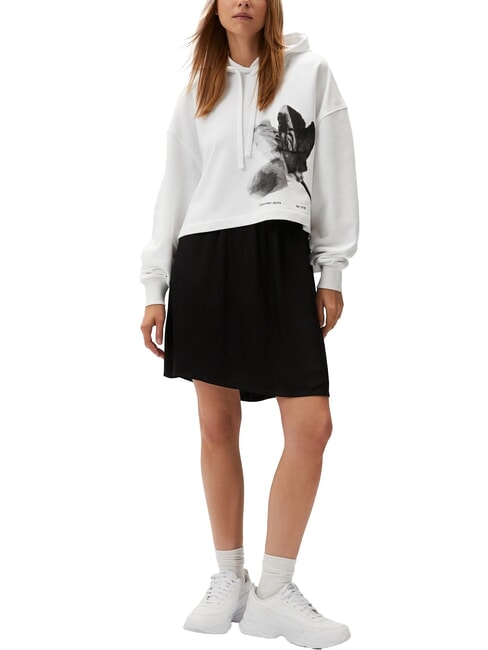 CK JEANS Hoodie mit Print strahlendes Wei&szlig; - Sweatshirts Damen