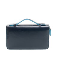 PIQUADRO BLUE SQUARE Dokumentenhalter aus Leder Blau - Reisezubeh&ouml;r - 3