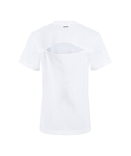CALVIN KLEIN CK Kurzarm-T-Shirt mit ausgeschnittenem R&uuml;cken strahlendes Wei&szlig; - T-Shirts und Tops f&uuml;r Damen - 2