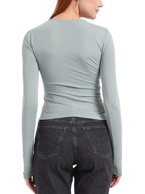 CK JEANS Lang&auml;rmliges T-Shirt mit Rundhalsausschnitt schiefergrau - T-Shirts und Tops f&uuml;r Damen