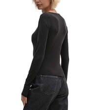 CALVIN KLEIN CK JEANS Lang&auml;rmliges T-Shirt mit Rundhalsausschnitt - T-Shirts und Tops f&uuml;r Damen