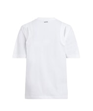 CALVIN KLEIN CK Kurz&auml;rmliges Cut-Out-T-Shirt strahlendes Wei&szlig; - T-Shirts und Tops f&uuml;r Damen - 5