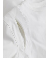 CALVIN KLEIN CK Kurz&auml;rmliges Cut-Out-T-Shirt strahlendes Wei&szlig; - T-Shirts und Tops f&uuml;r Damen - 6