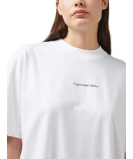 CALVIN KLEIN CK JEANS Relaxed Fit Kurzarm-T-Shirt mit Print strahlendes Wei&szlig; - T-Shirts und Tops f&uuml;r Damen - 3