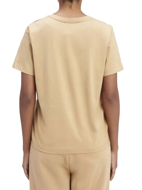 CK Kurz&auml;rmliges T-Shirt mit Rundhalsausschnitt Eiskaffee - T-Shirts und Tops f&uuml;r Damen