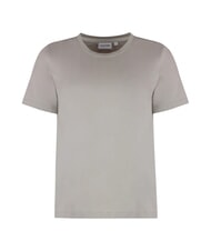CALVIN KLEIN CK Kurz&auml;rmliges T-Shirt mit Rundhalsausschnitt Sandkiesel - T-Shirts und Tops f&uuml;r Damen - 4