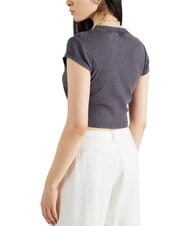 CALVIN KLEIN CK JEANS Kurz&auml;rmliges Cropped-T-Shirt - T-Shirts und Tops f&uuml;r Damen