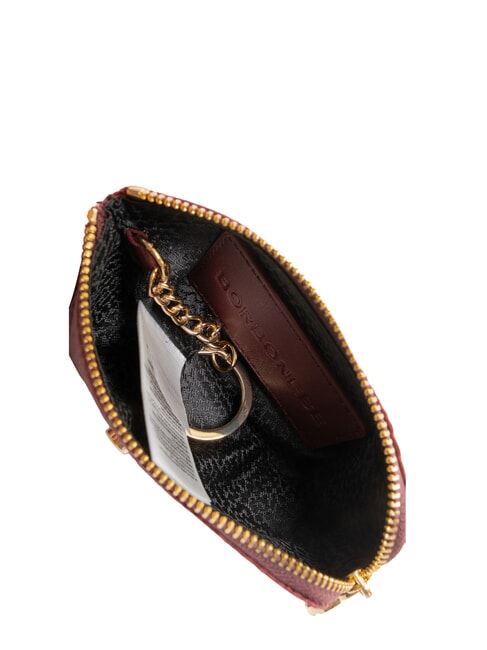 CLASSICA M&uuml;nzetui mit Schl&uuml;sselring Merlot - Schl&uuml;sselanh&auml;nger und Schl&uuml;sseletuis