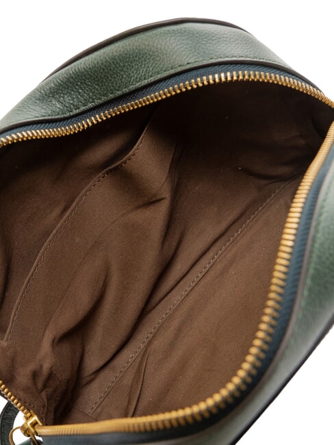 DOMITILLA  Ledersch&ouml;nheit goldfarbener Malachit - Beauty-Case