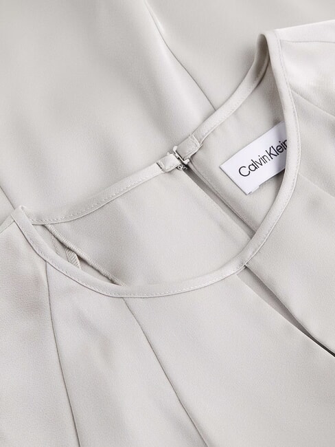 CK Kurzarm-Satinhemd Sandkiesel - Damenblusen