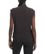 CALVIN KLEIN CK Kurzarm-Blusenshirt aus Viskose - Damenblusen