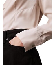 CALVIN KLEIN CK Lang&auml;rmliges Viskosehemd - Damenblusen