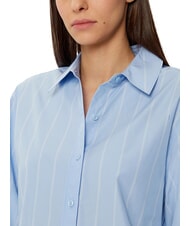 CALVIN KLEIN CK Langarmhemd im Relaxed Fit Reiher / Nachthimmel platzierter Streifen - Damenblusen - 3