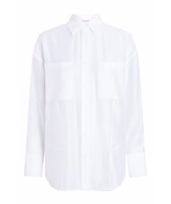 CALVIN KLEIN CK Transparentes Oversize-Cut-Out-Shirt strahlendes Wei&szlig; - Damenblusen - 4