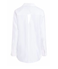 CALVIN KLEIN CK Transparentes Oversize-Cut-Out-Shirt strahlendes Wei&szlig; - Damenblusen - 5