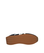 ARMANI EXCHANGE ROYALE SUEDE AIR MESH Ledersneakers mit AX-Logo Marineblau + Cremewei&szlig; - Herrenschuhe - 5