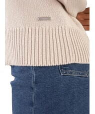 CALVIN KLEIN CK Pullover mit Rundhalsausschnitt und lockerer Passform grauer Morgen - Damenpullover - 3