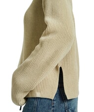 CALVIN KLEIN CK JEANS Rollkragenpullover aus Baumwolle mit entspannter Passform Pelikan - Damenpullover - 4