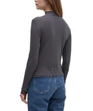 CALVIN KLEIN CK JEANS Rollkragenpullover aus Baumwolle Ebenholz - Damenpullover - 2