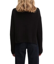 CALVIN KLEIN CK JEANS Rollkragenpullover aus Baumwolle mit entspannter Passform ck schwarz - Damenpullover - 2
