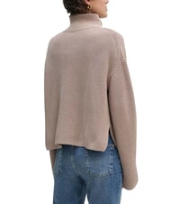 CALVIN KLEIN CK JEANS Rollkragenpullover aus Baumwolle mit entspannter Passform Ziege - Damenpullover - 2