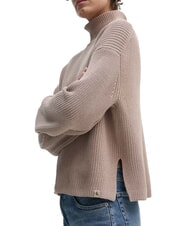 CALVIN KLEIN CK JEANS Rollkragenpullover aus Baumwolle mit entspannter Passform Ziege - Damenpullover - 3