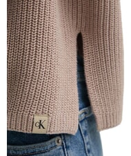 CALVIN KLEIN CK JEANS Rollkragenpullover aus Baumwolle mit entspannter Passform Ziege - Damenpullover - 5