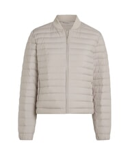 CALVIN KLEIN CK Leichte, kurze Daunensteppjacke Holzasche - Daunenjacken f&uuml;r Damen - 3