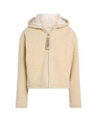 CALVIN KLEIN CK JEANS Fleecejacke mit durchgehendem Rei&szlig;verschluss und Kapuze Hafendunst - Damenjacken - 4