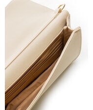 LOVE MOSCHINO LOGO Clutch mit Schultergurt Elfenbein - Damentaschen - 5