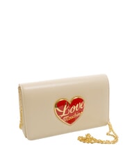 LOVE MOSCHINO LOVE HEART  Umh&auml;ngetasche Elfenbein - Damentaschen - 2
