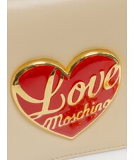LOVE MOSCHINO LOVE HEART  Umh&auml;ngetasche Elfenbein - Damentaschen - 3