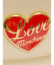 LOVE MOSCHINO LOVE HEART  Umh&auml;ngetasche Elfenbein - Damentaschen - 3